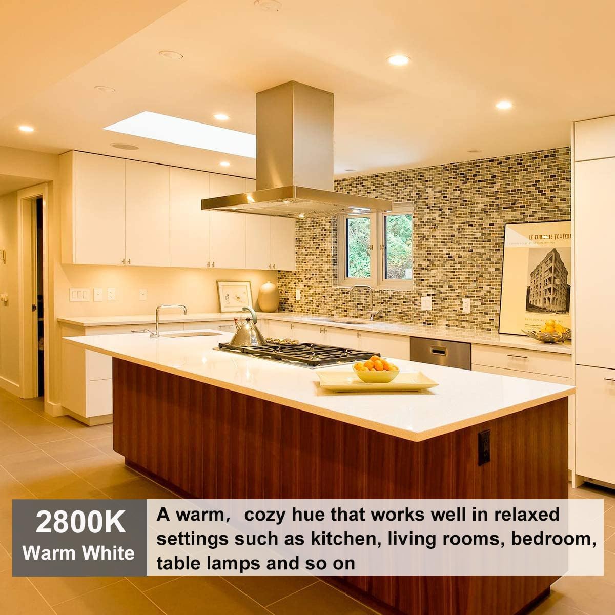 Bombillas 6 pza halógeno de cuello largo 39 W, 120 V, 400 lm Nioclerce PAR30