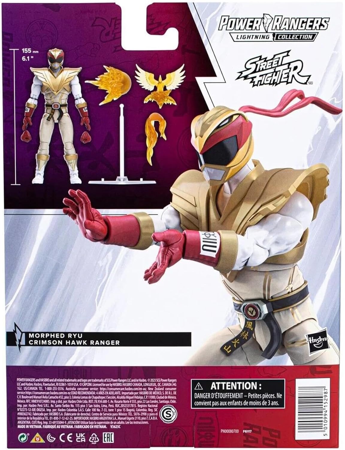 Figura de acción, Power Rangers X Street Fighter Lightning Collection.