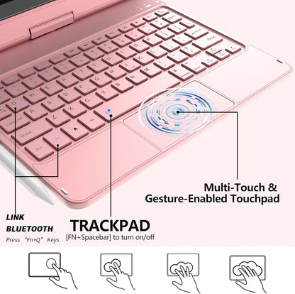 Funda con teclado para Kindle Fire HD10 y Fire HD10 Plus 11ª gen
