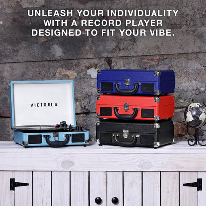 Tocadiscos Portátil Bluetooth Victrola VSC-550BT Color Negro