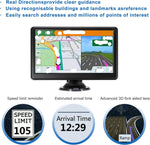 Navegación GPS para coche, 7 pulgadas, visualización táctil.