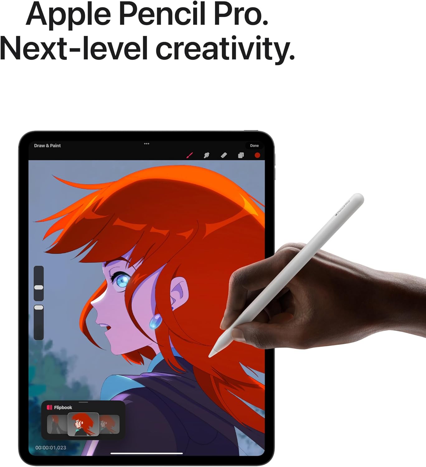 Apple Pencil Pro, iPad Pro (M4), iPad Air (M2). (USADO).