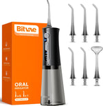 Irrigador Bucal Inalámbrico, Recargable con 3 modos de limpieza, IPX7.