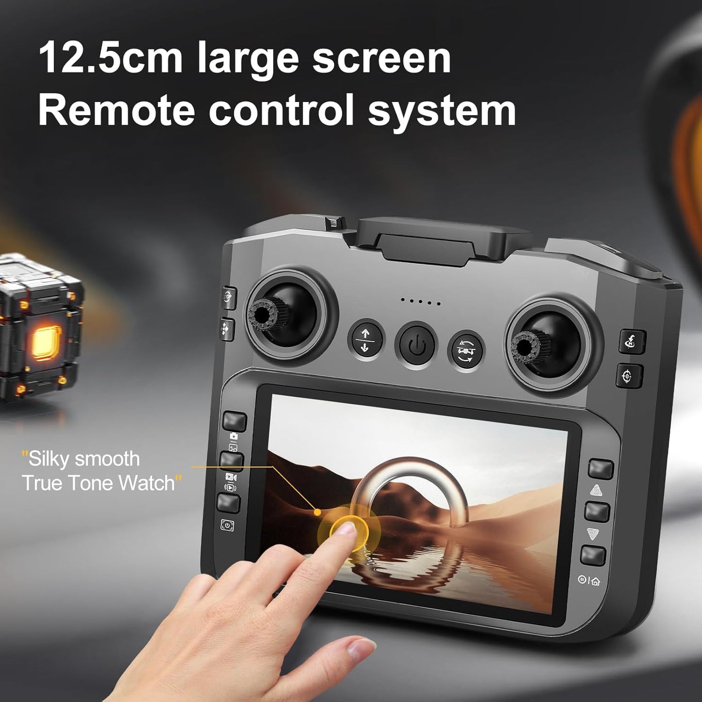 Drone con cámara, S156, motor sin escobillas, driver de visualización.