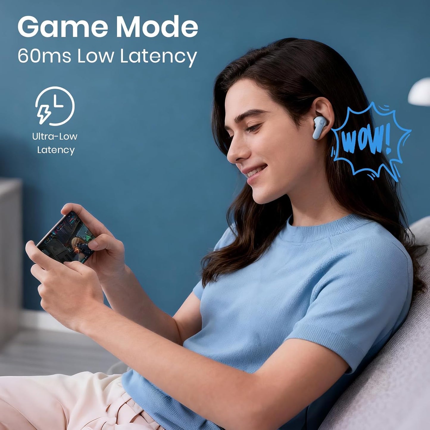 Auriculares inalámbricos, intrauditivos, Bluetooth 5.4. Siawag.