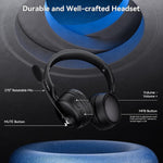 LEVN - Auriculares Bluetooth con micrófono (cancelación de ruido).
