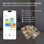 Robot Aspirador y mopa Extravis V5, con láser para mascotas (DETALLES)