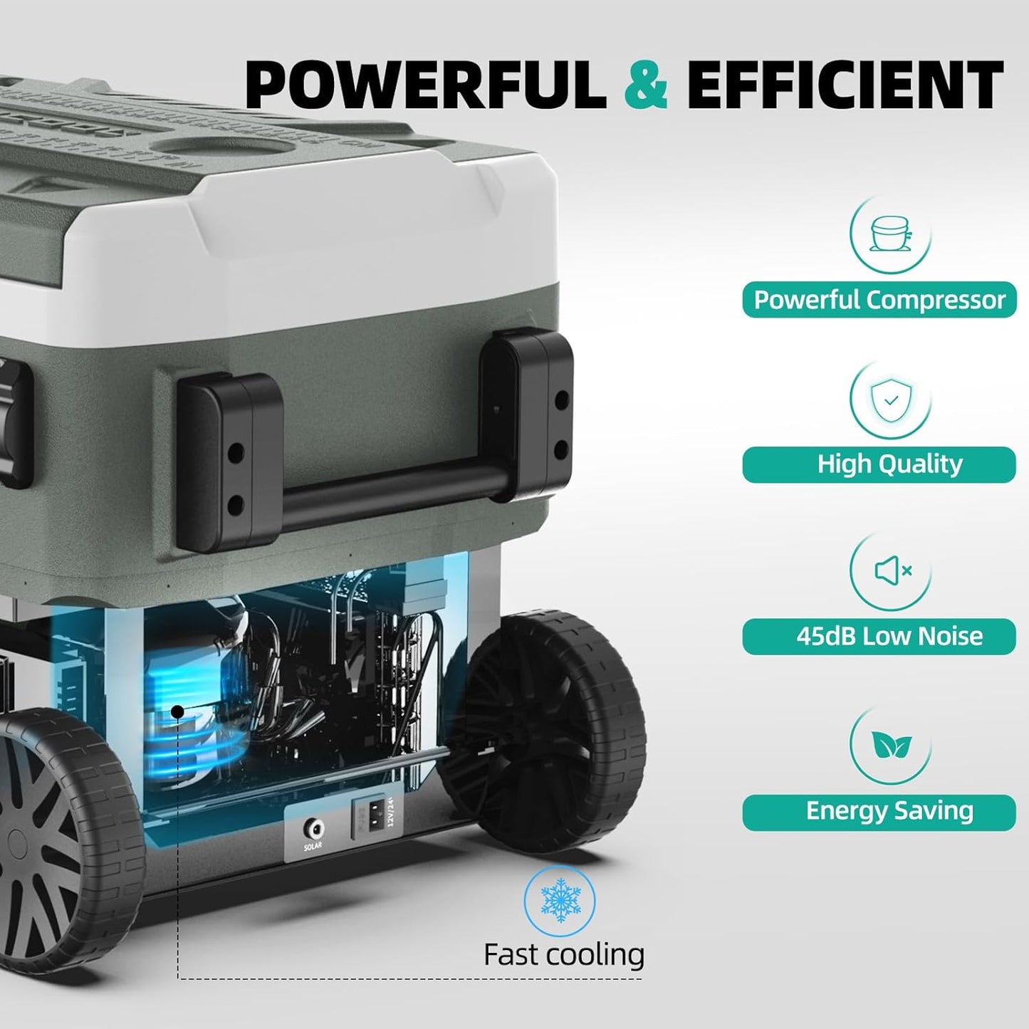 Refrigerador portátil de automóvil Alpicool 42 QT de galón