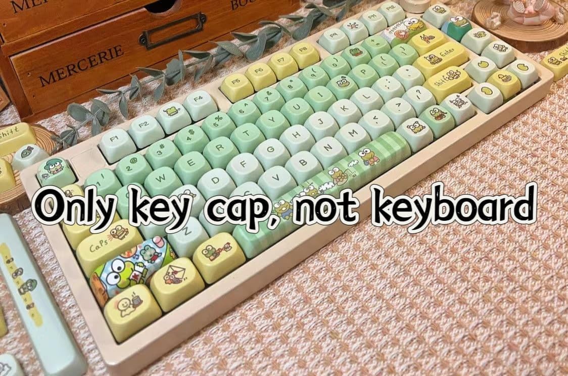 Juego de teclas retroiluminadas, Overlord Albedo PBT, KEYOTIM.