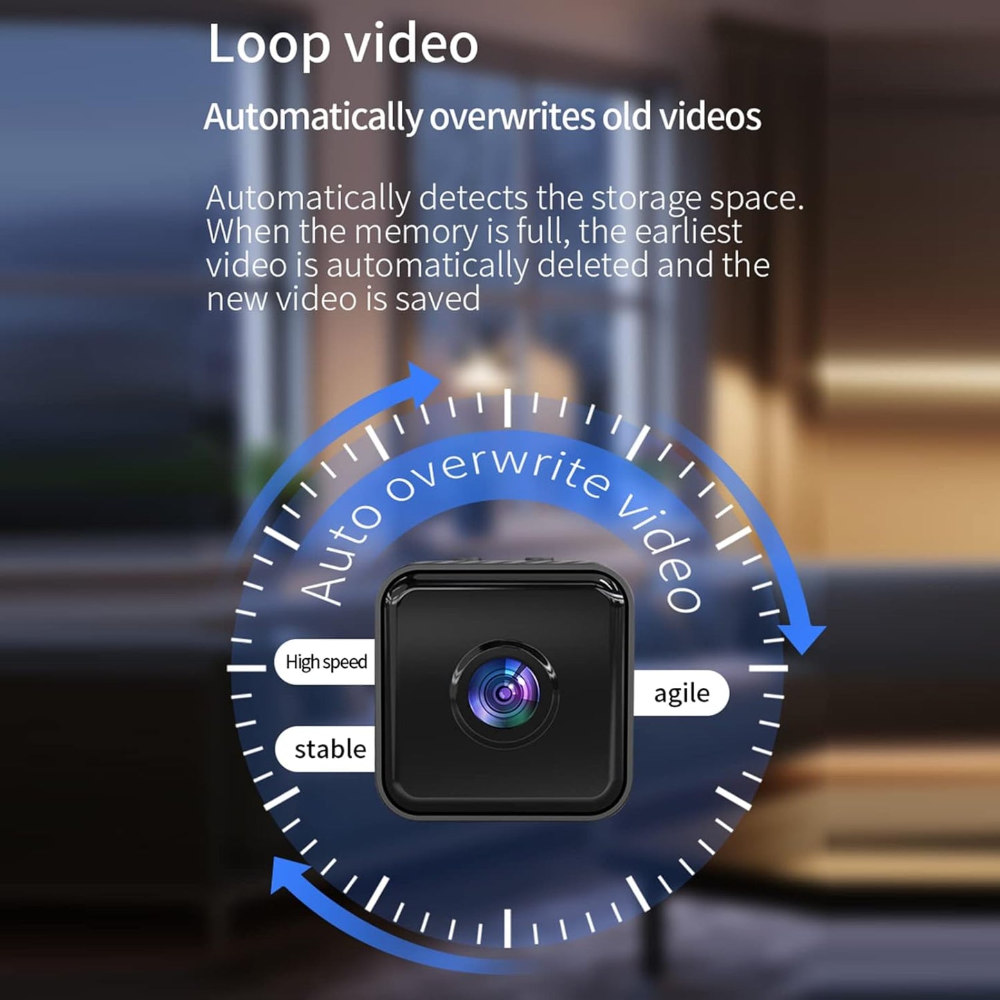 Camara inteligente mini 1080P wifi iWFCam (USADO)