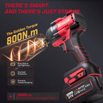 Llave de impacto inalámbrica Rivlox, con 2 baterías y cargador (USADA)
