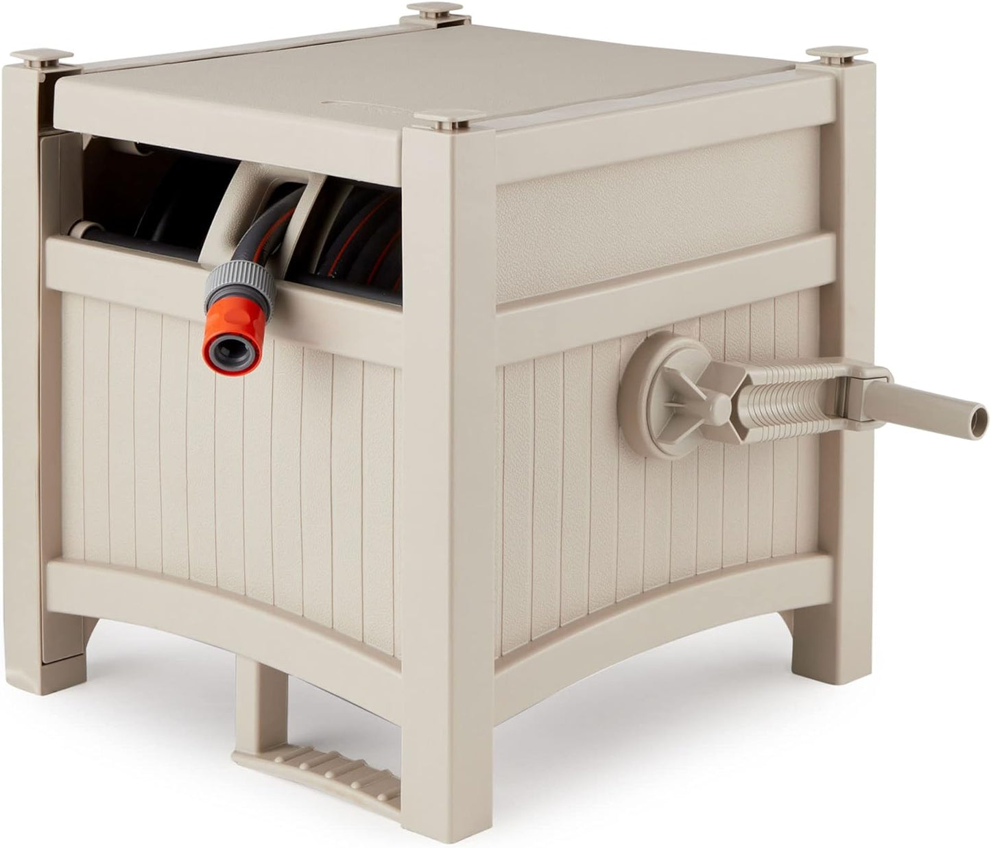 Carrete de manguera de jardín Suncast, 30M, (DETALLE)