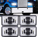 4 faros delanteros LED rectangulares de 60 W, 4 x 6" Z-OFFROAD