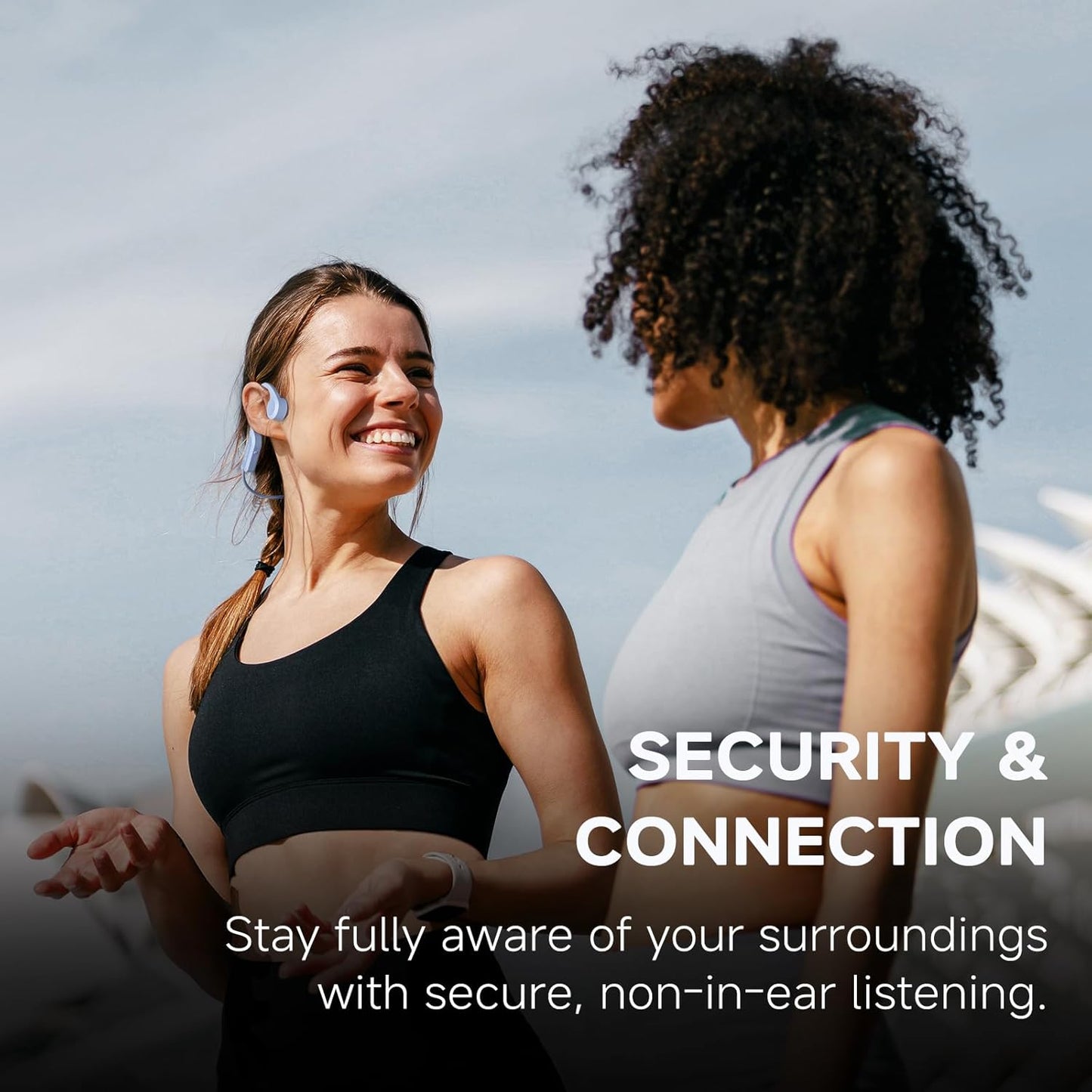 Auriculares de conducción ósea X14 Yorlu deportivos azul