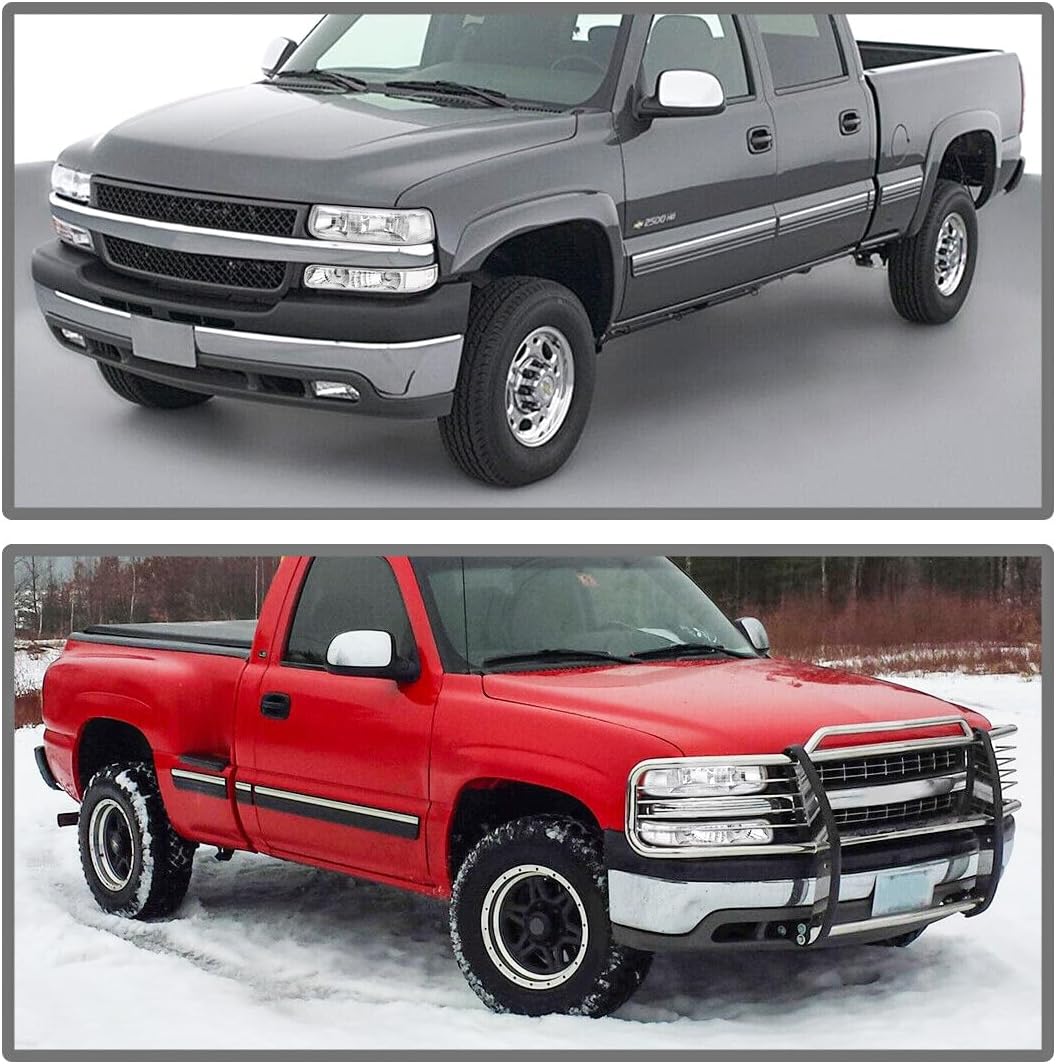 Conjunto de faros delanteros transparentes comp Silverado 00-06  Tahoe Suburban
