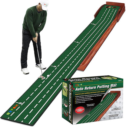 Tapete de Golf Huaen, con retorno de bola de 8 ft, Interior o Exterior.
