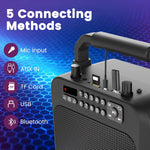 Máquina De Karaoke Con 1 Micrófono Inalámbrico