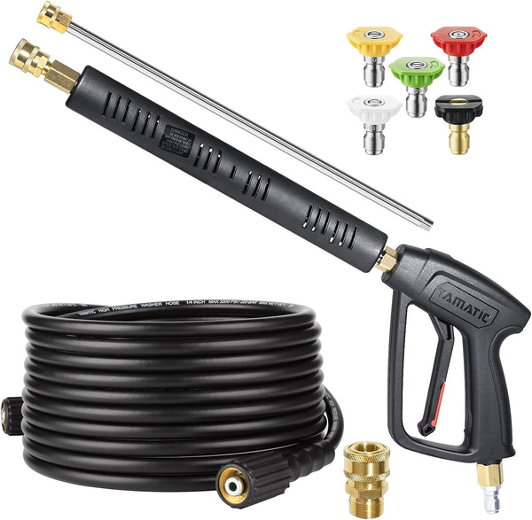 Kit de pistola y manguera para lavadora a presión, 3/8, 25FT.