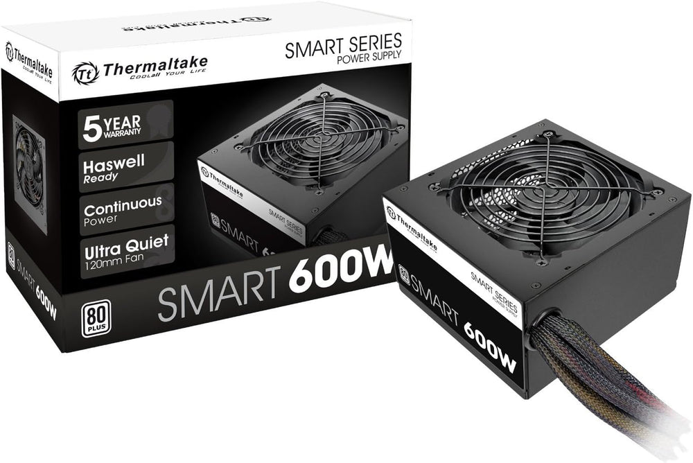 Fuente De Poder Thermaltake Smart 600W 80 Plus ATX