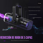 Micrófono Fifine AM8 dinámico XLR/USB para podcasts (USADO)