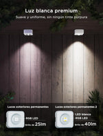Luces permanentes para exteriores Govee H705D, RGBIC, IP67