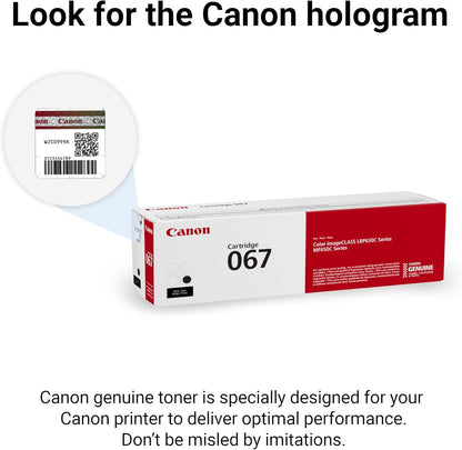 Cartucho de Toner Canon 067 Negro, MF650 y LBP630.