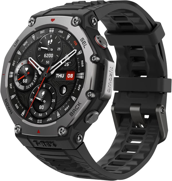 Reloj Inteligente Amazfit T-Rex 3, AMOLED 48 mm, 6 Sistemas satelitales.
