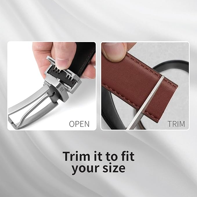 Marko Bardelli - Paquete de 2 cinturones ajustables reversibles.