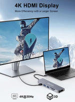 Adaptador USB-C compatible MacBook Pro/Air 6-1