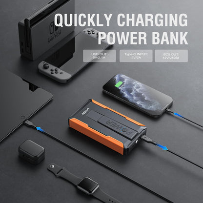 Arrancador de batería Utrai para automóvil, Pico de 13200mAh
