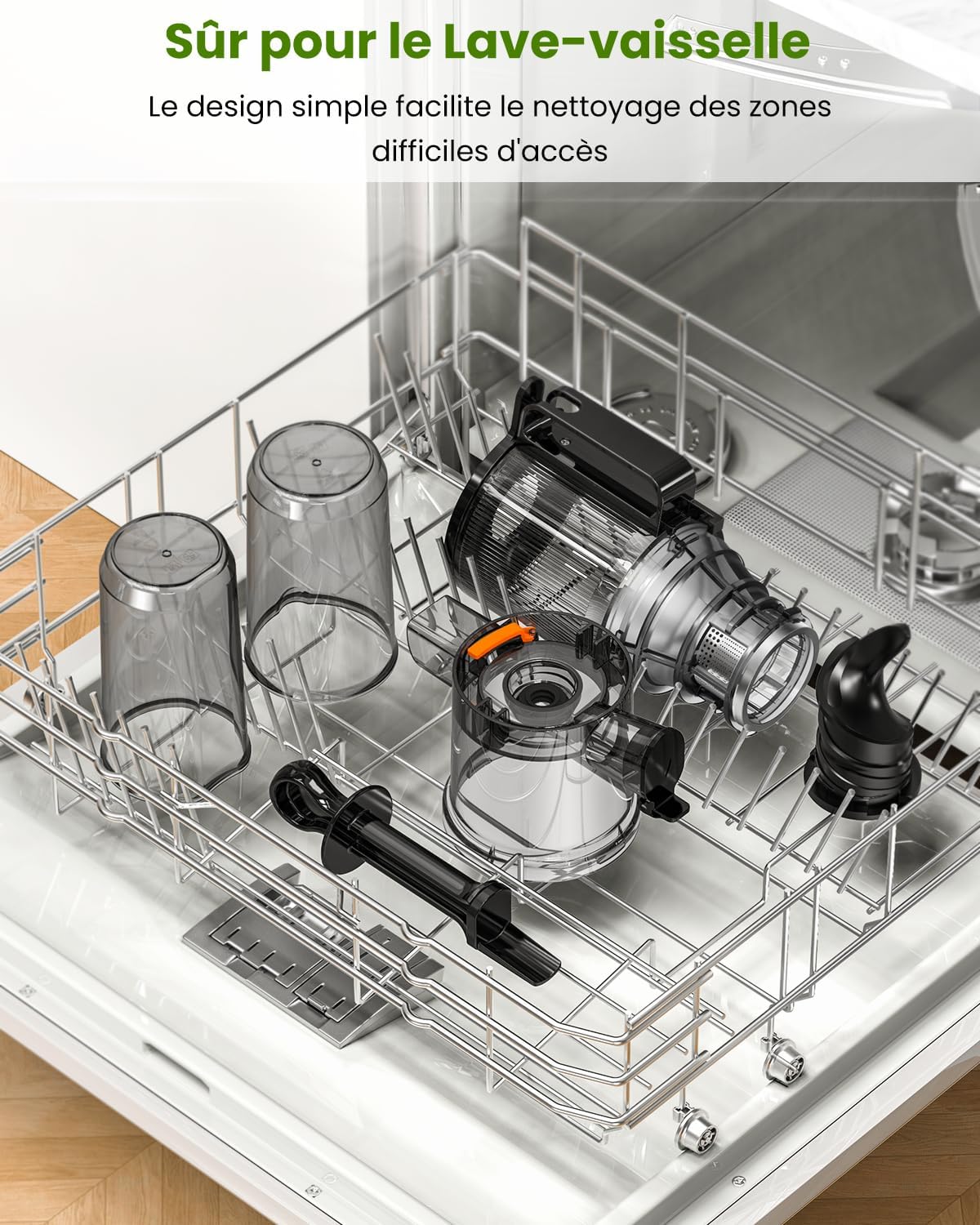 Extractor de jugos vertical sin preparación, de limpieza rápida y lenta.(USADO)