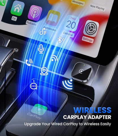Adaptador inalámbrico Teeran CarPlay 2025 para Iphone