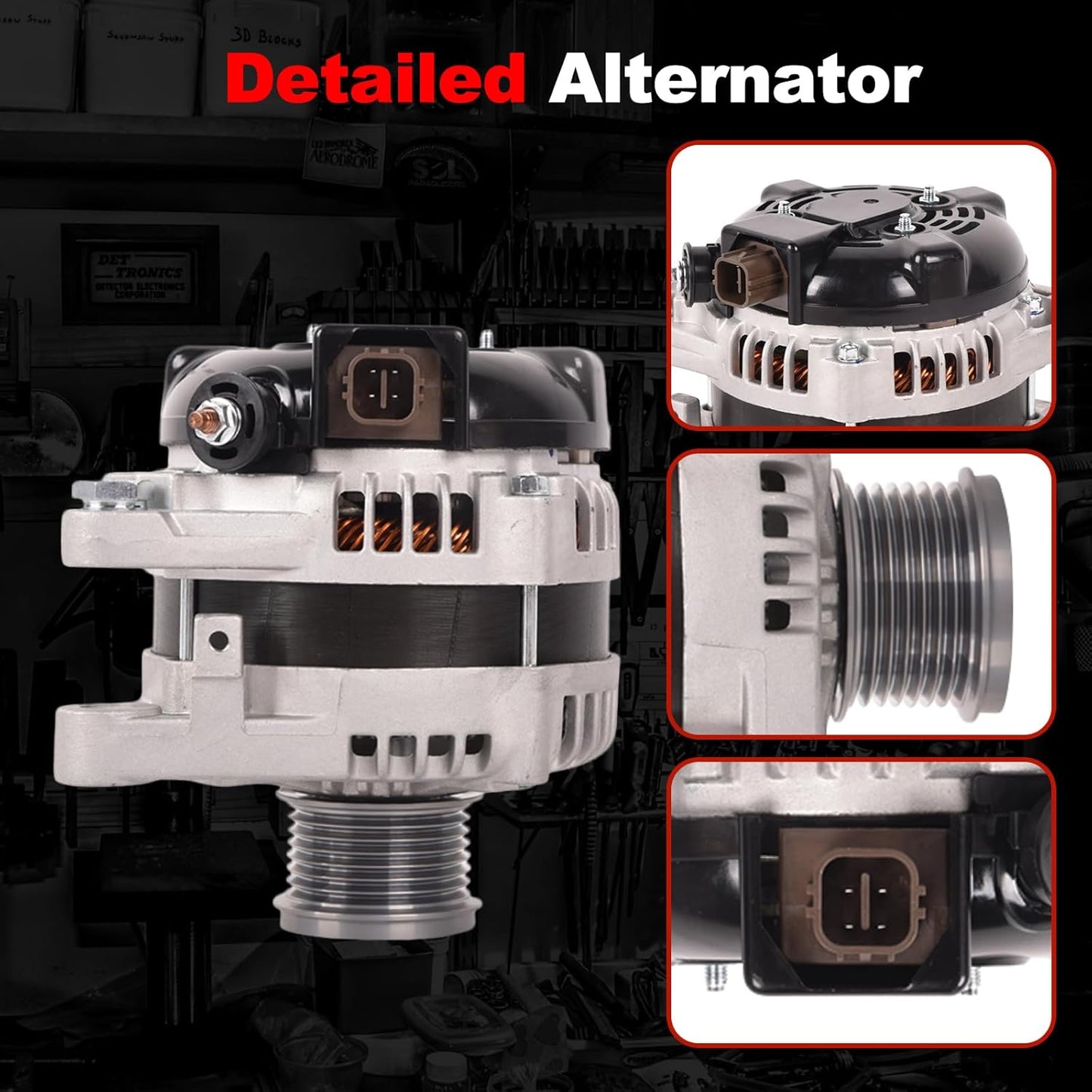 Alternador 11137 de 12V 130A compatible con Toyota Avalon 3.5