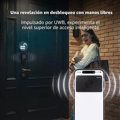 Cerradura Inteligente Aqara U400 DLD06E, Huella Dactilar, Pantalla Táctil.