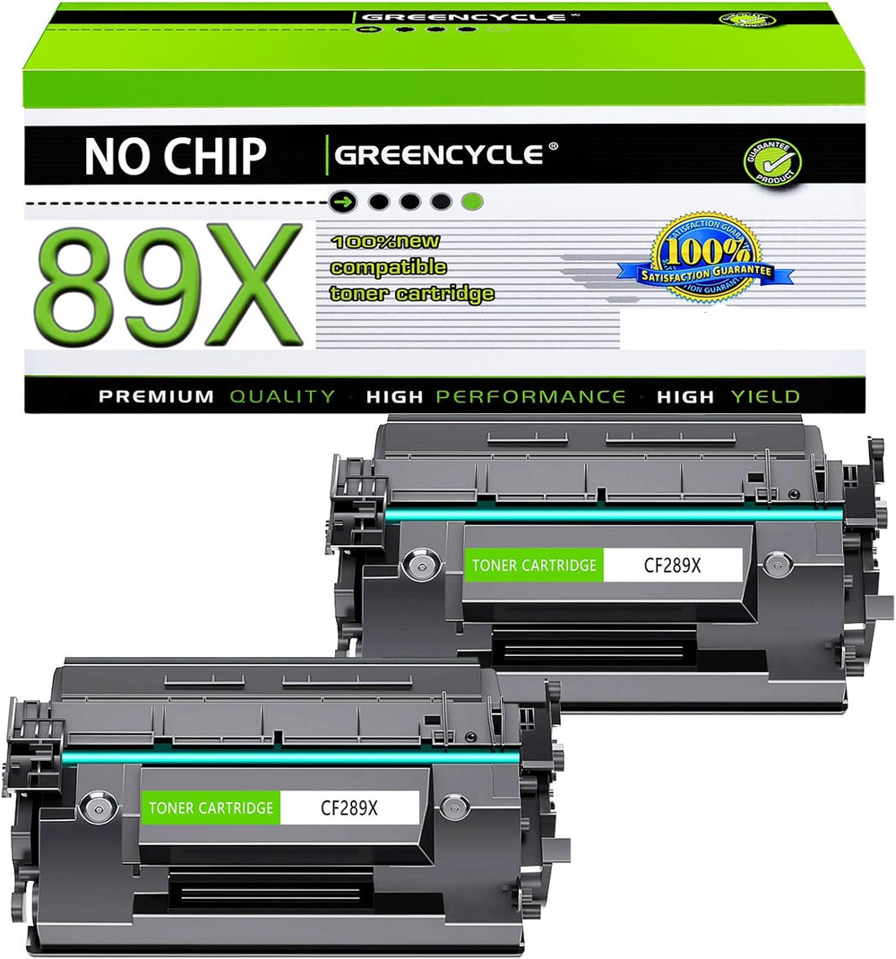 Cartucho de tóner Greencycle CF289X-NC, No Chip, (USADO).