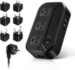 Voltage Converter Power Step Down 220V to 110V Universal.