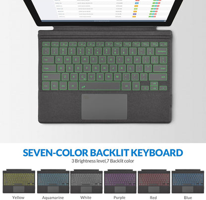 Teclado Bluetooth Rii para Surface Pro 8/9/X con Touchpad