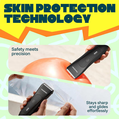Recortadora y Afeitadora para hombres, partes privadas, Impermeable.