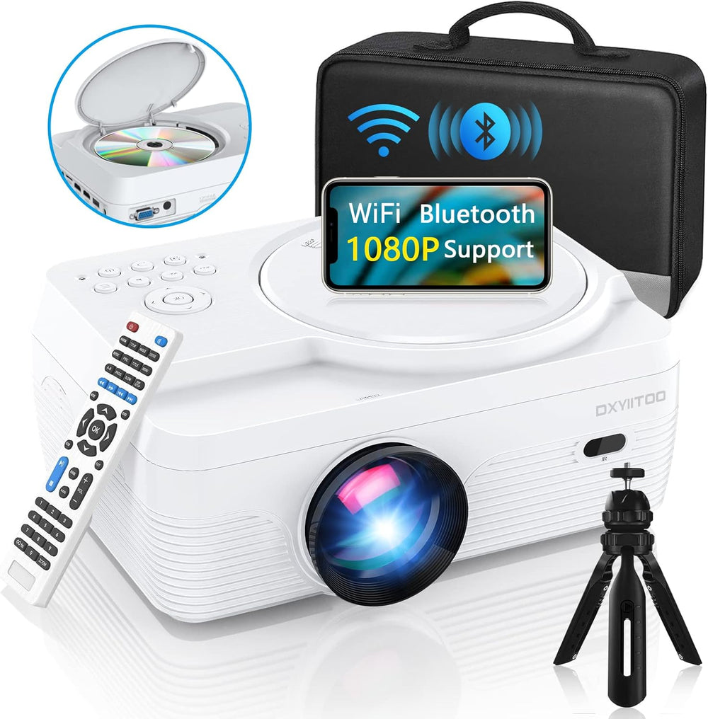 Mini Proyector WiFi Bluetooth Full HD Compatible 4K