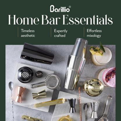 Kit de mixología para bartender, Barillio, soporte de bambú.