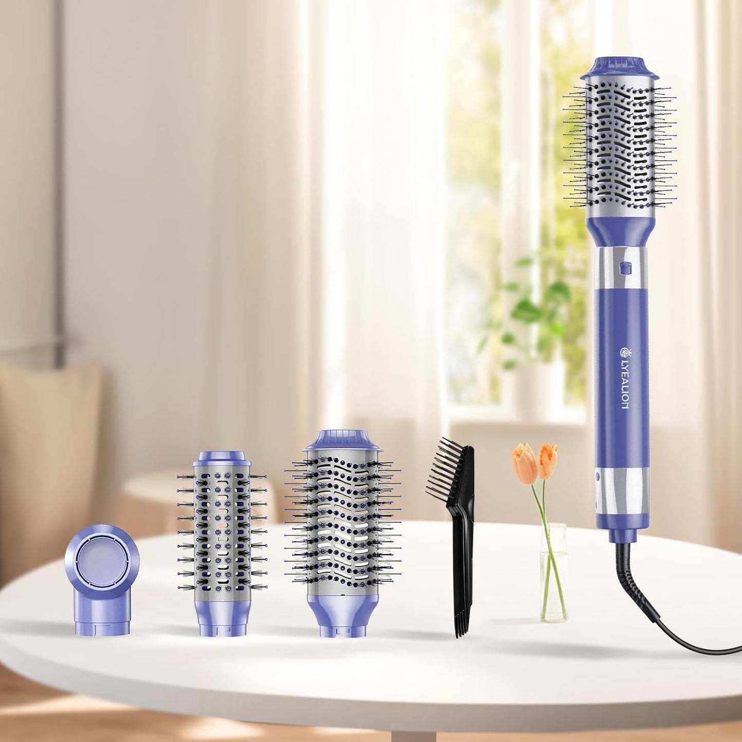 Cepillo secador de pelo de alta velocidad Lyealion Púrpura