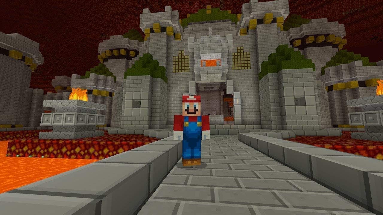Juego Minecraft, para Nintendo Switch, incluye Mario Mash-Up.