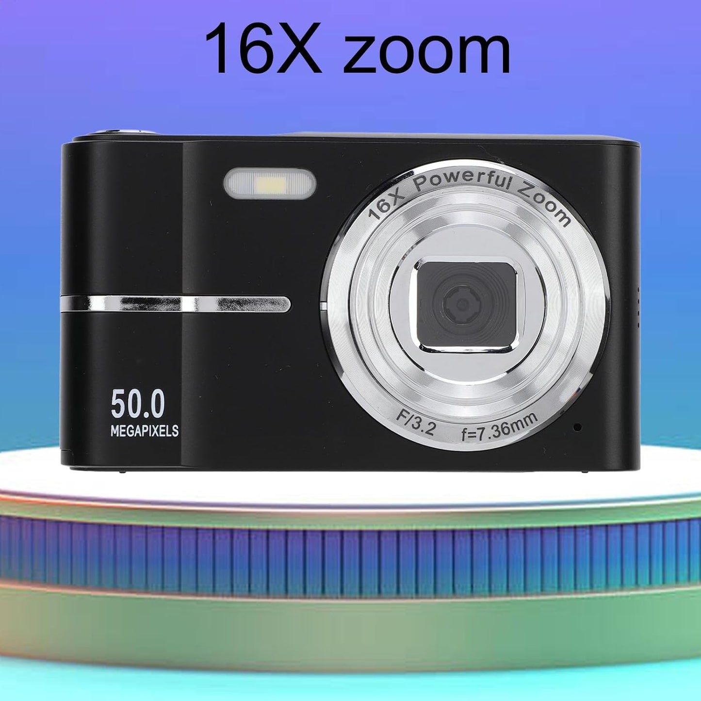 Cámara Digital FHD 1080P de Bolsillo negra