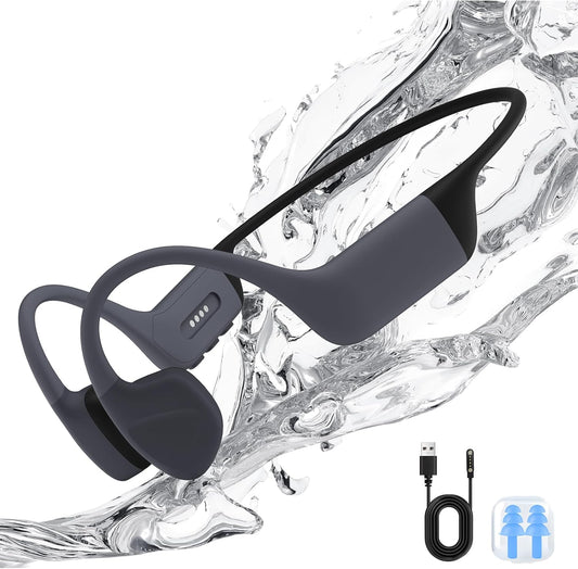 Tevese - Auriculares De Conducción Ósea, Ipx8, Impermeables