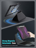 Funda con teclado retroiluminado IPAD AIR 11" Nillkin  CAJA ABIERTA