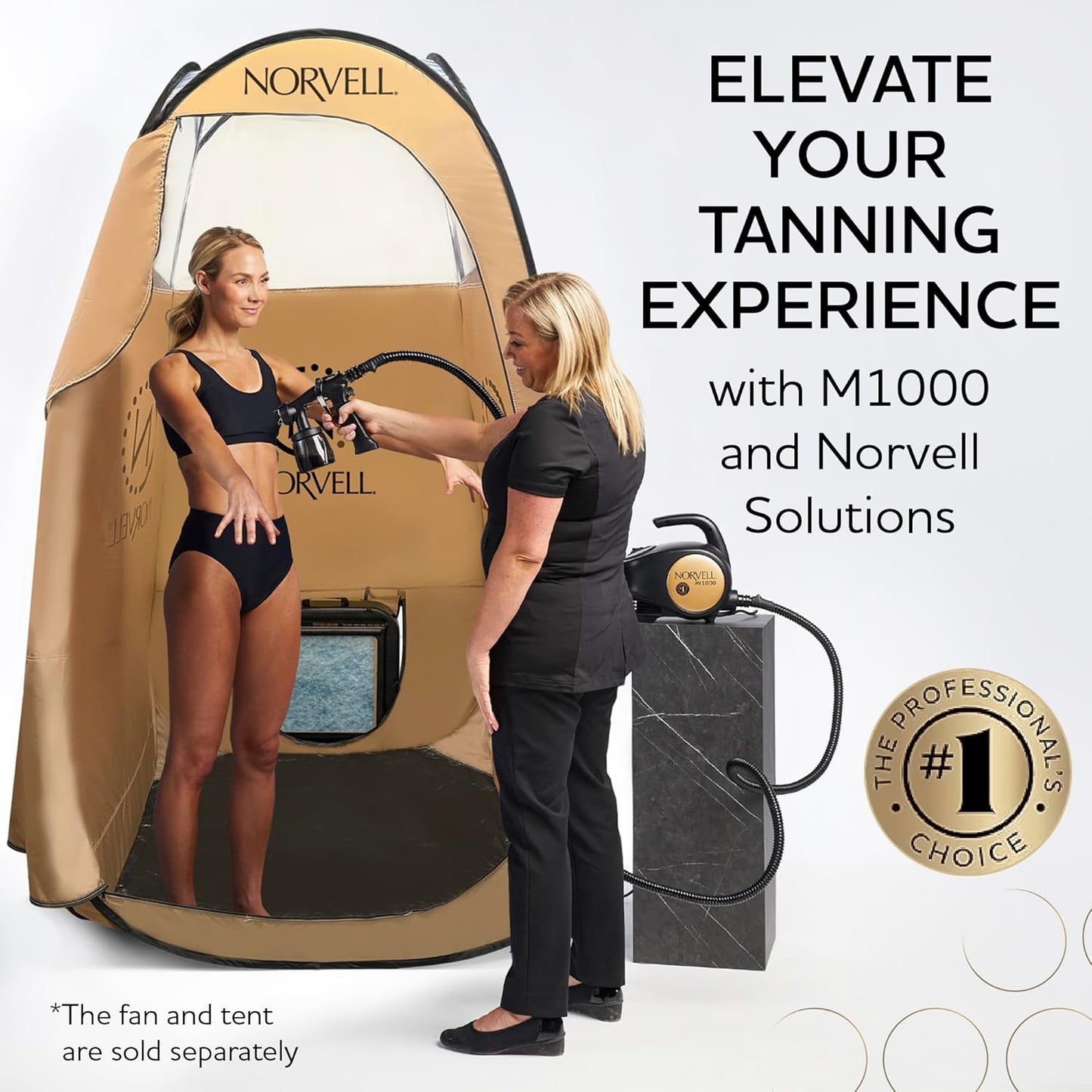 Kit bronceador sin sol, Norvell, c/ sol. bronceadoras, (USADA).