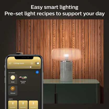 Philips Hue Smart foco LED de 75 W Luz blanca cálida suave