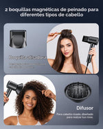 Secador de Pelo Iónico con Difusor Secado Rápido