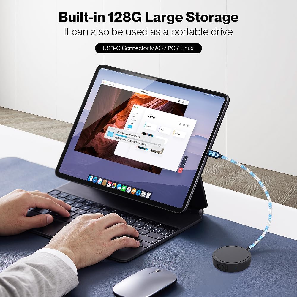 Grabadora de voz 128G portátil conferencias