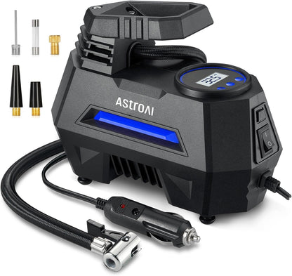 Compresor Aire AstroAI 12V 150 PSI Digital Para Auto LCD